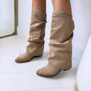 VEGAS SUEDINE STIEFEL DES8076 - KHAKI/SUE