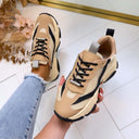 STEVE MADDEN POSSESSION-E SNEAKER 0033 - KHAKI/BLACK