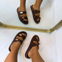 DEMI CHAUSSON HY51078 - MARRON