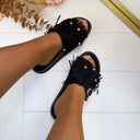 INDY SLIPPER HY51062 - BLACK