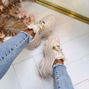 STEVE MADDEN POSSESSION-**HE** SNEAKER 7001/5517 - PEARL