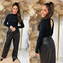 UNIQUE THE LABEL SARA BODYSUIT BLACK
