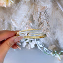 SPARKLING DETAIL BRACELET TT-0009 - GOLD