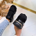 GUESS LOGO SNEAKER FLTMZ2FAB12 - BLACK