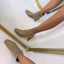 LA STRADA SOCK HAK LAARSJE 2151725-4543 - GOLD/SILVER KNITTED + STONE
