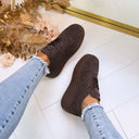 PLATEAU LACE SNEAKER PC308 - BLANC