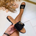 FLOSJES SLIPPER AM337 - BLACK