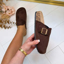 LAYLA SUEDINE INSTAPPER L-51 - BROWN