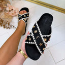 HEELAL SLIPPER GQ8-086 - BLACK