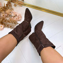 SUEDINE SLEEVE STUDS LAARS DES8019 - BROWN