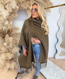 LIU JO LOGO CLOACK/PONCHO 2F6039-T2742 - DENIM