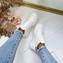 SHINE SNEAKER 723 - SILBER