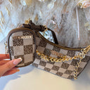 STEVE MADDEN BVITAL-8 BAG 1801 - BRN/GLD
