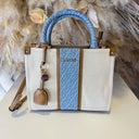 LIU JO RIDHI SHOPPING BAG AA6192/T388A - NEUTRO/DENIM
