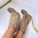 BOTTES SUEDINE VEGAS DES8076 - KAKI/DAIM
