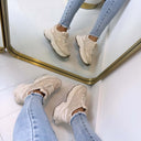 CHICA SNEAKER AD-165 - BEIGE