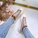 GUESS BEAUTY SNEAKER FLTC3YFAL12 - TAUPE