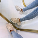 CHICA SNEAKER AD-165 - BEIGE