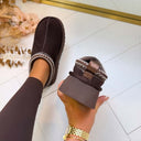 REAL LEATHER PANTOFFEL 2522 - BROWN