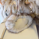 BRAID FLUFFY BAG ER171 - BEIGE