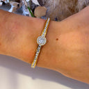 DIAMOND BRACELET SZ183 - GOLD