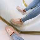 PAILLETTEN SNEAKER 8-522 - PINK