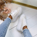 *SALE* SPARK LACE SNEAKER PC309 - WHITE