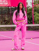 UNIQUE THE LABEL PEGGY JOGGER - BUBBLEGUM