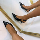 GUESS LOGO HEEL FLPYANLEA05