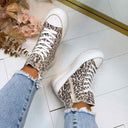 PLATEAU-DETAIL-SNEAKER LS-680 LEOPARD