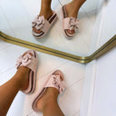 DOPPELSCHLEIFEN-PANTOLETTE 3890 – PINK