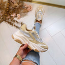 STEVE MADDEN POSSESSION-E SNEAKER 4652 - SAND MULTI