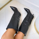 BRITT LEATHER LOOK LAARS 2526A - BLACK