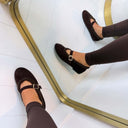 ANNE FRINGE MOCASSIN AQ212 - MARRON