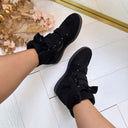 MARIE WEDGE BOOT HB-328 - BLACK