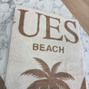 GUESS BEACH JACQ PALM LARGE TOWEL E5GZ14SG00P