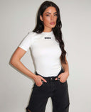 UNIQUE THE LABEL JILL KURZARM-TOP - CREMEWEISS