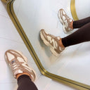 SNEAKER SPEEDER 2447 DE STEVE MADDEN - TAUPE MULTI