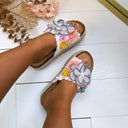 FLOWER SLIPPER AM307 - WHITE