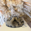 BRAID FLUFFY BAG ER171 - TAUPE