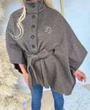 LIU JO TEDDY CLOACK/PONCHO AF6043/T2742 - T.MORO