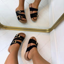 GINY GESP SLIPPER X25-PL - BLACK