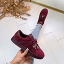 GUESS LOGO SNEAKER FLFJARFAL12 - WINE