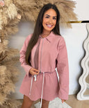 UNIQUE THE LABEL LEYLA JACKET - VINTAGE PINK