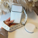 POCHETTE TÉLÉPHONE ZIP ÉTÉ J031 - BLANC