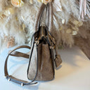 GUESS LEONA LOGO TRIPLE SATCHEL BAG SG991705