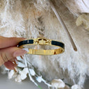 COLOUR CHAIN BRACELET SZ2394 - BLACK GOLD