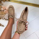 ANNE FRINGE SLIPPER AQ212 - BROWN