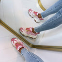STEVE MADDEN POSSESSION-**G** SNEAKER - LT PNK/WHT