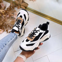 STEVE MADDEN POSSESSION-E SNEAKER 0033 - BLK/TAN
